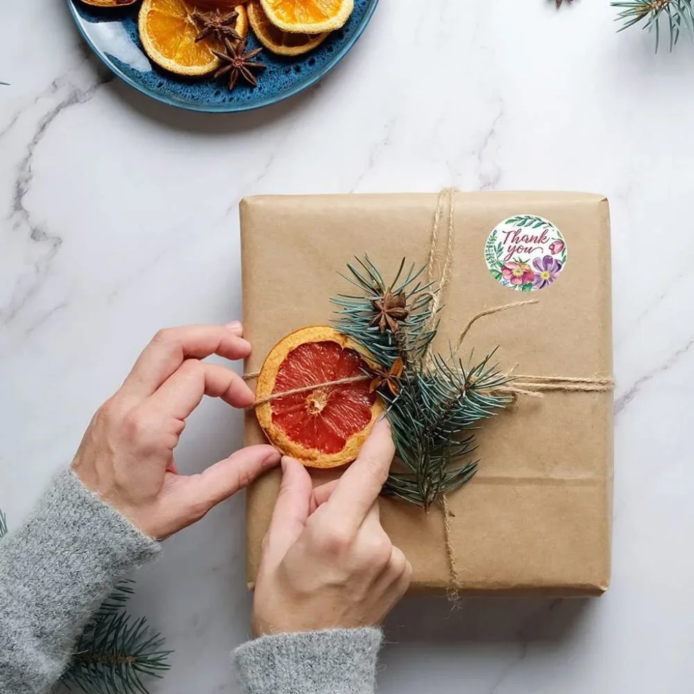 3/$15 - NEW! 50 Count THANK YOU Stickers - 1